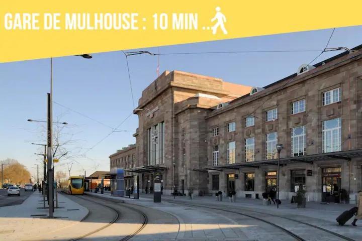 Super Appartement - Centre-Ville Mulhouse 4Pers Exteriör bild